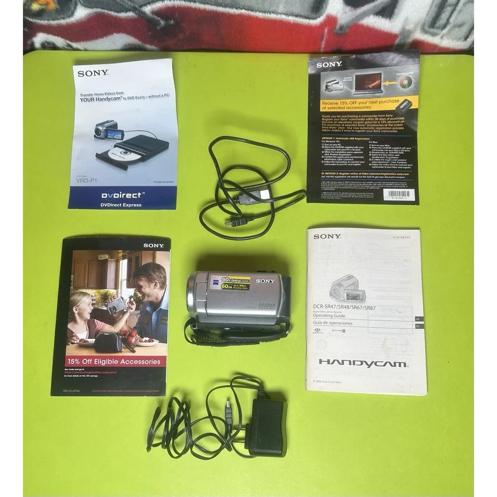 Sony Handy Cam DCR-SR47 Video Recorder Untested